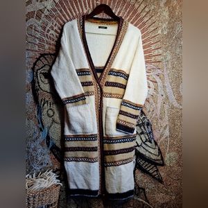 COZY long Boho cardigan!